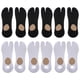 thumbnail image 1 of 6 pares de sandalias para hombre, calcetines tobilleros, calcetines antideslizantes Geta Tabi, tobilleras deportivas, Hallux, tamaño libre, 1 of 9