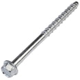 thumbnail image 1 of unique Set Of 10 Concrete Screws With Hexagonal Head With Base/collar 8x100 Mm - Direct Fixing Without Dowel - For 10 Mm Hex Key - In Steel - For Reno, 1 of 5