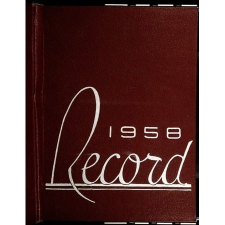 (Custom Reprint) Yearbook: 1958 Littleton High School - Record Yearbook (Littleton, NH)
