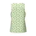 thumbnail image 5 of Xecao Green Avocado Men's Tank Top Workout Quick Dry Sleeveless Gym Jogging Muscle Shirts Summer Swim Beach Tops, 5 of 9