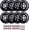Steel Black, variant on Rollerex VXT500 Inline Skate Wheels (8-Pack w/Bearings, spacers & washers) (Size & Color Options Available) - for Indoor, Outdoor, Hockey - For Roller Blade Wheel Replacement (76mm, Deep Sea Blue)