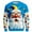 Blue, variant on Telankuip Christmas Sweatshirts for Men 2025 Funny Santa Claus 3D Printed Sweatshirt Crewneck Hoodless Xmas Holiday Long Sleeve Pullover Tops for Winter Red3 XL