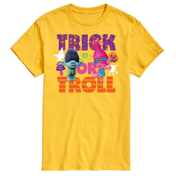 Trolls Movie - Halloween - Trick or Troll - Poppy & Branch - Men's Short Sleeve Graphic T-Shirt