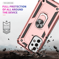 thumbnail image 2 of LeYi for Galaxy A23 5G Phone Case, Samsung Galaxy A23 5G Case with [2 Pack] Tempered Glass Screen Protectors, Heavy Duty Protective Phone Case with Magnetic Ring Stand for Samsung A23 5G, Rose Gold, 2 of 7