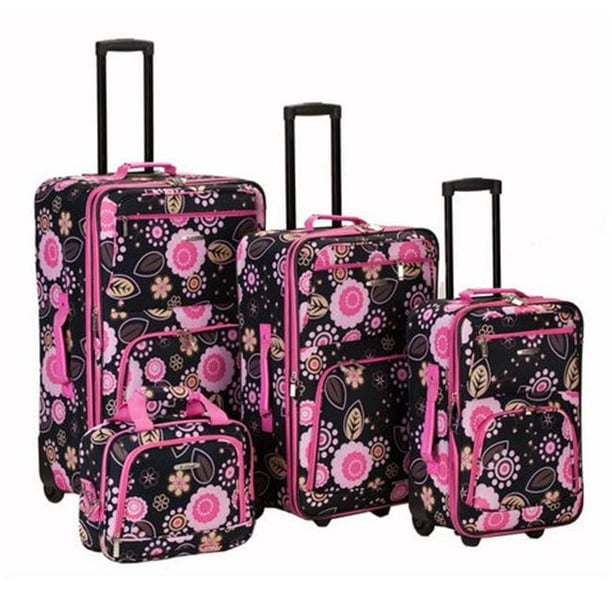 Luxury Luggage - Rockland 4 Pc Pucci Luggage Set - Walmart.com ...
