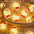 thumbnail image 1 of Cadena de luces LED de Hello Kitty para decoración de habitación de niños y niñas, bonitas luces de boda, ambiente, regalos, 2/3/6M, 1 of 3