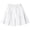 X1 White, variant on Krdevn Girls Pleated School Uniform Skirt, Elastic Waist Kids A-Line Skort, Casual Solid Color Mini Skirt for Students,White