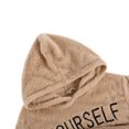 thumbnail image 4 of TheFound Mens Fuzzy Fleece Hoodie Winter Hooded Pullover with Kangaroo Pocket, 4 of 5