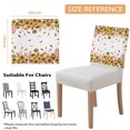 thumbnail image 3 of Fall Sunflower Chair Back Covers Set of 6 Thanksgiving Removable Dining Chair Slipcovers Washable Seat Protector for Restaurant Party Banquet Kichen Decor, 3 of 3