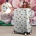 thumbnail image 4 of Cartoon Construction Vehicles Cranes White Pattern Luggage Cover Fashion Suitcase Cover Baggage Covers Fit 25-28 Inch Luggage (Go Travel), 4 of 5