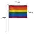 thumbnail image 3 of Drapeaux Décoratifs, Drapeau Arc-en-Ciel Drapeau en Polyester, Support Drapeau Gay à Main, Drapeaux_ Bannières & Accessoires, 3 of 6