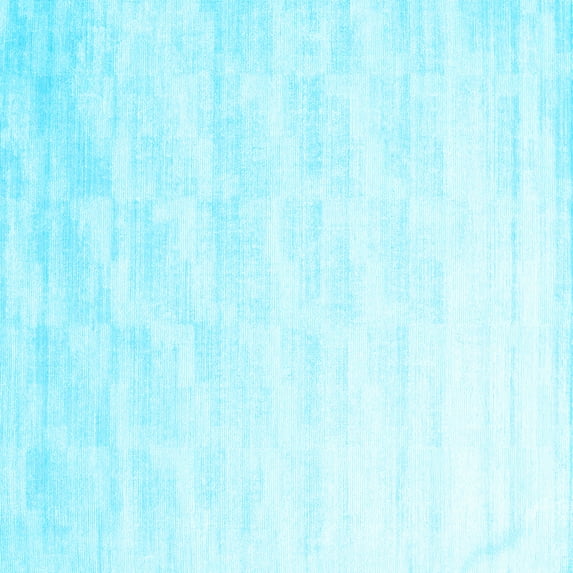 Ahgly Company Indoor Square Solid Light Blue Modern Area Rugs, 5' Square