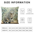 thumbnail image 5 of PHYHOO Cute Cat Butterfly Pillow CoversLovely Cartoon Pattern Beige Background Throw Pillowcase for Home Decor, 5 of 5