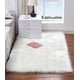 thumbnail image 1 of Alfombra blanca ultrasuave para decoración del hogar, alfombra para habitación de niños, dormitorio, sala de estar (blanco, 90x60cm), 1 of 2