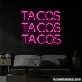 thumbnail image 3 of Glowneon Tacos Neon Sign, Tacos Led Sign, Mexican Food Led Sign, Tacos Decor Store, Kitchen Art, 3 of 5