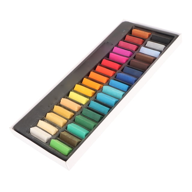Soft Pastels, Vibrant Colors Soft Chalk Pastels Safe 32 Colors for Students