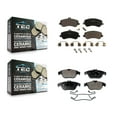 thumbnail image 1 of TEC Front Rear Ceramic Brake Pads Kit for Car Mercedes-Benz GLK350 GLK250 KTC-100186, 1 of 10
