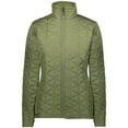 thumbnail image 2 of Holloway Sportswear S Womens Repreve® Eco Jacket Olive 229716, 2 of 5