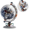 thumbnail image 5 of Space Station Globe Building Set for Adults,Rotatable Globe Display Model with Dual Illumination Modes, Perfect for Office and Home Decor，Toys Gifts for Kids 8-14 Boys Girls（657PCS）, 5 of 5