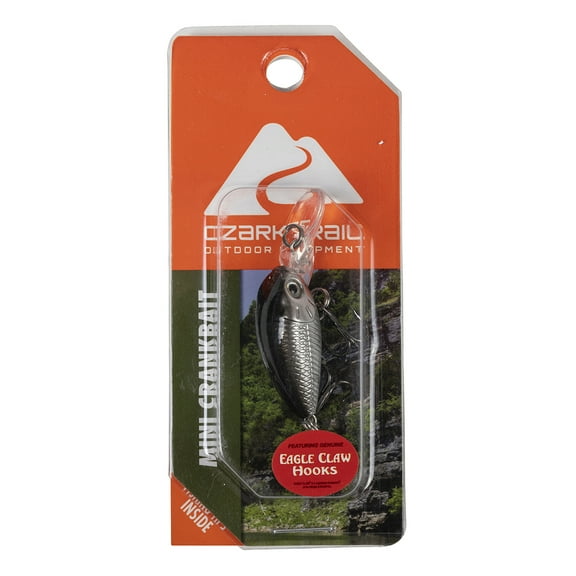 Ozark Trail 1/11 Ounce Mini Crankbait Fishing Lure - Chrome