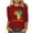 A01-Red, variant on ZVAVZ Plus Size Blouse for Women Fashion,Ladies Black History Tees 3/4 Sleeve Scoop Neck Blouse Fashion Black Girl Graphic T-Shirts Clearance Sales Today Pink 3XL