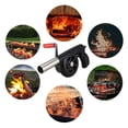 thumbnail image 4 of Outdoor Hand-Cranked Combustion Blower, Hand-Cranked Barbecue Blower, Suitable For Picnic Camping Fire Tools, 4 of 5