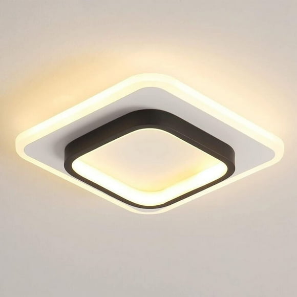 Flush Mount Ceiling Light, Square Ceiling Lighting With Modern LED Ceiling Light, Non-Dimmable Flush Mount For Wide Indoor Application