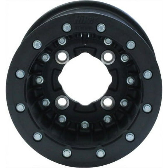 Hiper Wheel Non Beadlock CF1R Wheel   Front - 10x5 - 3 2 Offset - 4/156 - Black 1050-YPF-C-NBL