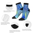 thumbnail image 3 of Uemuo Peacock Printed Crew Socks, Moisture-Wicking Socks, Athletic Socks for Men Breathable Cushion Socks Casual Sport Socks for Running Traveling, 3 of 6
