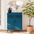 thumbnail image 1 of Mr. Kate Annie Short Metal 2 Door Cabinet, Parchment, 1 of 8