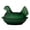 Green, variant on Glass Crystal Hen-Shape Candy Dishes Creative Chicken Fruit Bowl with Lid Table Decoration Dessert Plate Home Decors