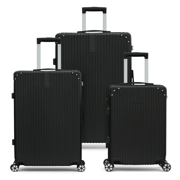 HIKOLAYAE Border Collection Hardside Luggage Set with 8Wheel Spinner