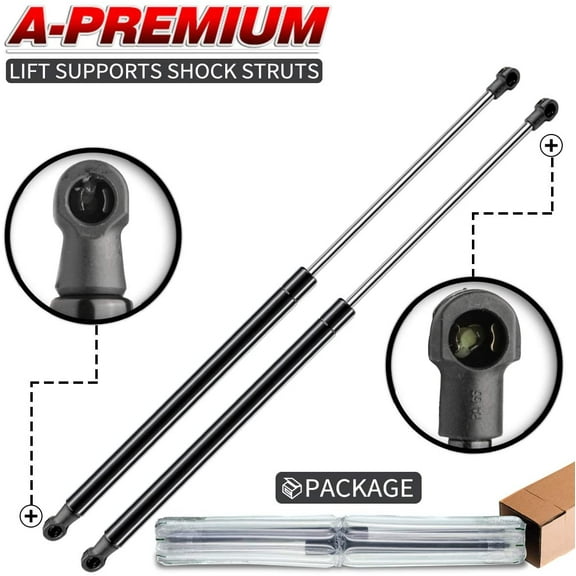 A-Premium Rear Upper Window Lift Supports Shock Struts Replacement for Land Rover LR3 2005-2012 LR4 09-12 2-PC Set