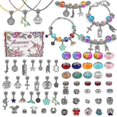 thumbnail image 1 of Calendario de Adviento 2024 LIUYMXG 66 piezas para niñas Kit de fabricación de pulseras con dijes de bricolaje, 1 of 5