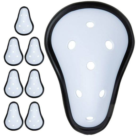 Raindrops White EVA Crotch Protector for Sports Use Comfortable and Breathable Design with Effective
