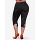 thumbnail image 4 of Leggings Capri de Talla Grande Rosegal Leggings de talla grande, 4 of 5
