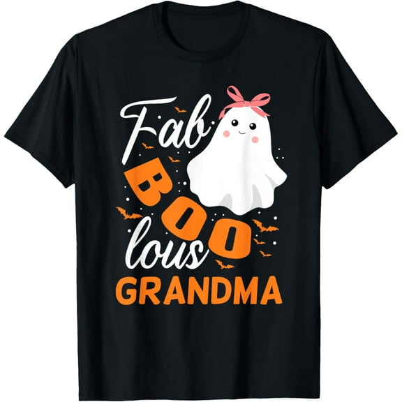 Fabulous Faboolous Grandma Ghost Halloween T-Shirt