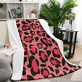 thumbnail image 2 of Throw Blanket Cow Print 50x60 Inches - Fleece Blankets Soft Warm for Bedroom Couch Sofa Gifts Black Brown Family Leopard Blankets, 2 of 5