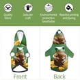 thumbnail image 6 of Fotbe Tree Frog Sitting On Sunflowes Print Small Dog Sweater Hoodies Pet Grey Hooded Soft Fleece Sweatshirts with Pocket Fall Winter Puppy Cat Sweaters Warm Clothes-X-Large, 6 of 7