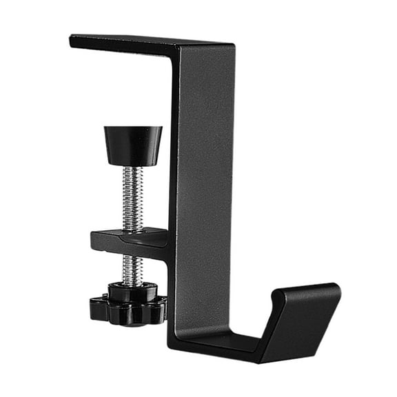Metal Headphone Hook Headphone Hanger With Hooks Universal Aluminum Alloy Gaming Headphone Stand Under Desk Adjustable Desk Headphone Hanger Hook Hooks Easy To Use