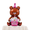 2pcs Browm bear, variant on PTSPLLMY 2pcs Happy Birthday Balloon Big 41" Foil Inflated Mylar Balloons Large Self-sealing Happy Bday Delivery Ballon for Birthday Party Supplies Baby Shower Decorations