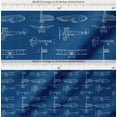 thumbnail image 2 of Soimoi Cotton Poplin Fabric Check & Airplane Transport Print Fabric by The Yard 42 Inch Wide, 2 of 7