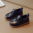 thumbnail image 5 of ITSAME Girls Dress Shoes, Adjustable Strap Round Toe Soft Sole Kids Fashion Comfortable Loafers Black 8(Toddler), 5 of 9