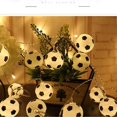thumbnail image 4 of Football String Light Soccer String Lamp Football Hanging Light Lamp Decorative Party Night Light for KTV Home Bar Party USB Lanterns 20LEDs, 4 of 4