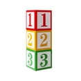 thumbnail image 2 of AYktou 3 Pcs Party Number Decoration Boxes, 12×12×12 Inch Stackable Square Street Party 123 Balloons Box, Opening Season/ Graduation Party Supplies, Happy Party Decor for Cardboard Box, 2 of 6