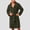 Army Green, variant on Mens Robe Fuzzy Fleece Spa Bathrobe with Belt and Pockets Plush Shawl Collar Bath Robe for Men Black
