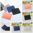 thumbnail image 2 of 2 Card Slots Credit Card Id Card Holder Pu Coin Card Holder Mini Thin Business Card Holder, 2 of 8