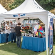 WinSpin 24 Tabletop Spinning Prize Wheel 14 Slots with Color Dry Erase Trade Show Fortune Spin Game