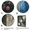 thumbnail image 3 of Designart "Blue And Pink Garden Door Gateway I" Farm Door and Windows Wall Decor, 3 of 5