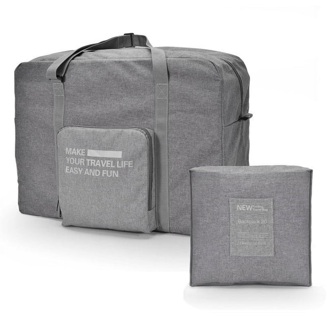 Ohufall Large Capacity Foldable Portable One-Shoulder Travel Storage Luggage Bag With Closet Storage Clothes Storage
